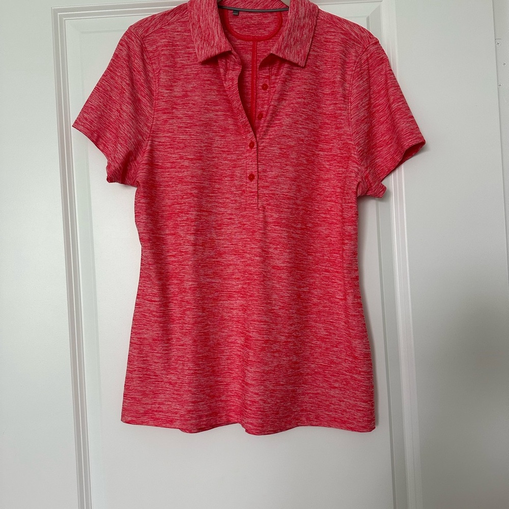 NWOT Under Armour Women's Coral Golf Shirt